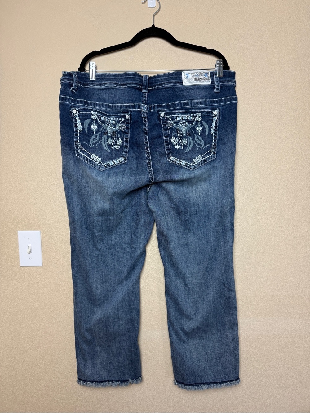GRACE Embroidered Women’s Jeans Size 20